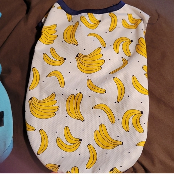 Dog Banana Print Top - Picture 1 of 3
